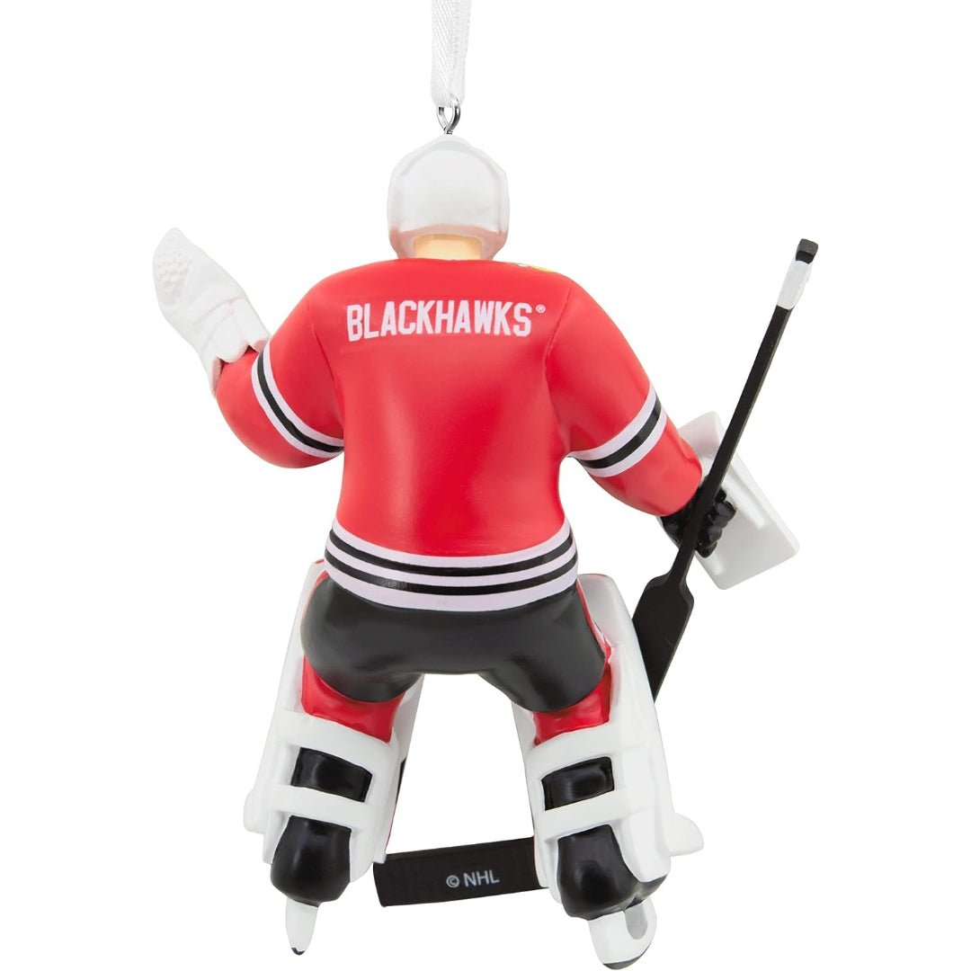 Hallmark NHL Chicago Blackhawks Goalie Figural Ornament