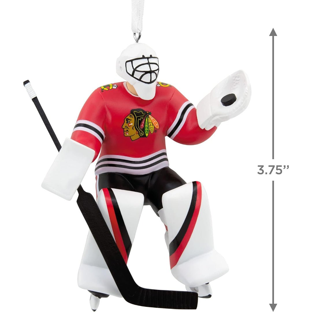 Hallmark NHL Chicago Blackhawks Goalie Figural Ornament