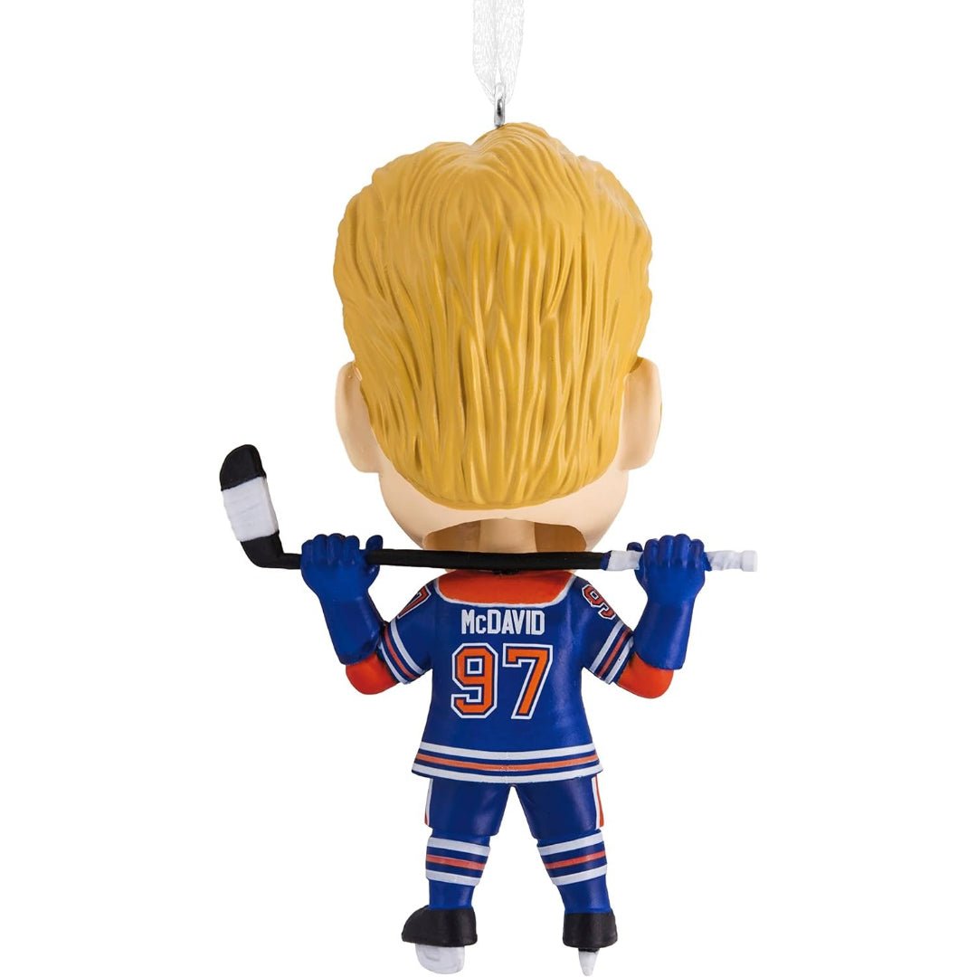 Hallmark NHL Edmonton Oilers Connor McDavid Bouncing Buddy Ornament
