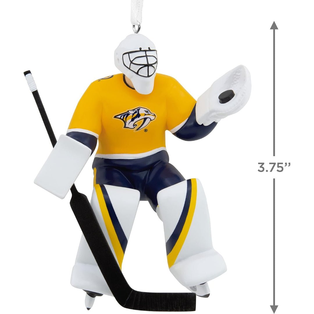 Hallmark NHL Nashville Predators Goalie Figural Ornament