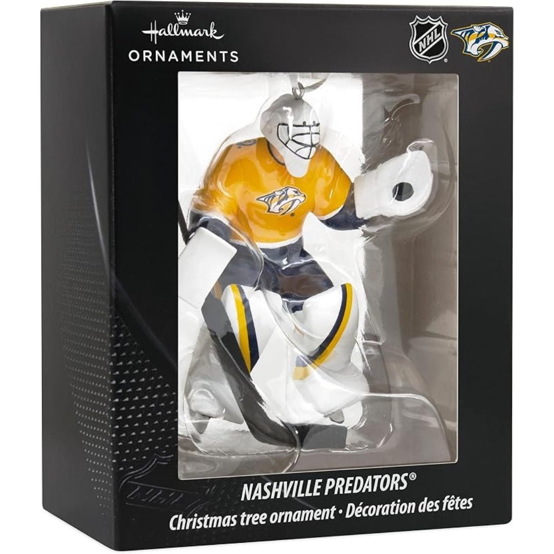 Hallmark NHL Nashville Predators Goalie Figural Ornament