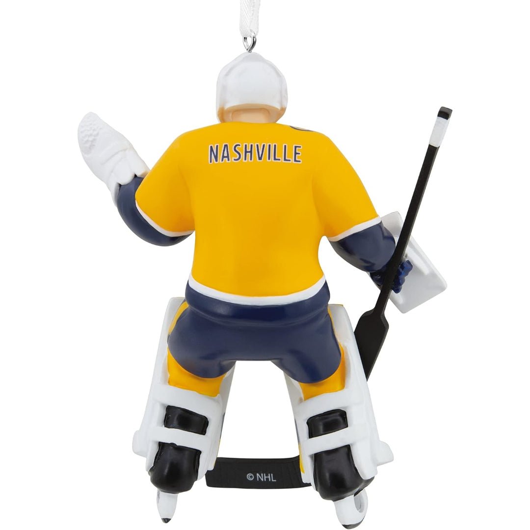 Hallmark NHL Nashville Predators Goalie Figural Ornament