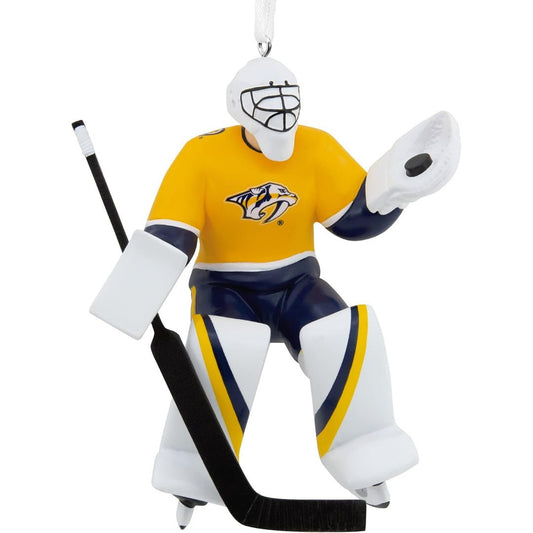 Hallmark NHL Nashville Predators Goalie Figural Ornament