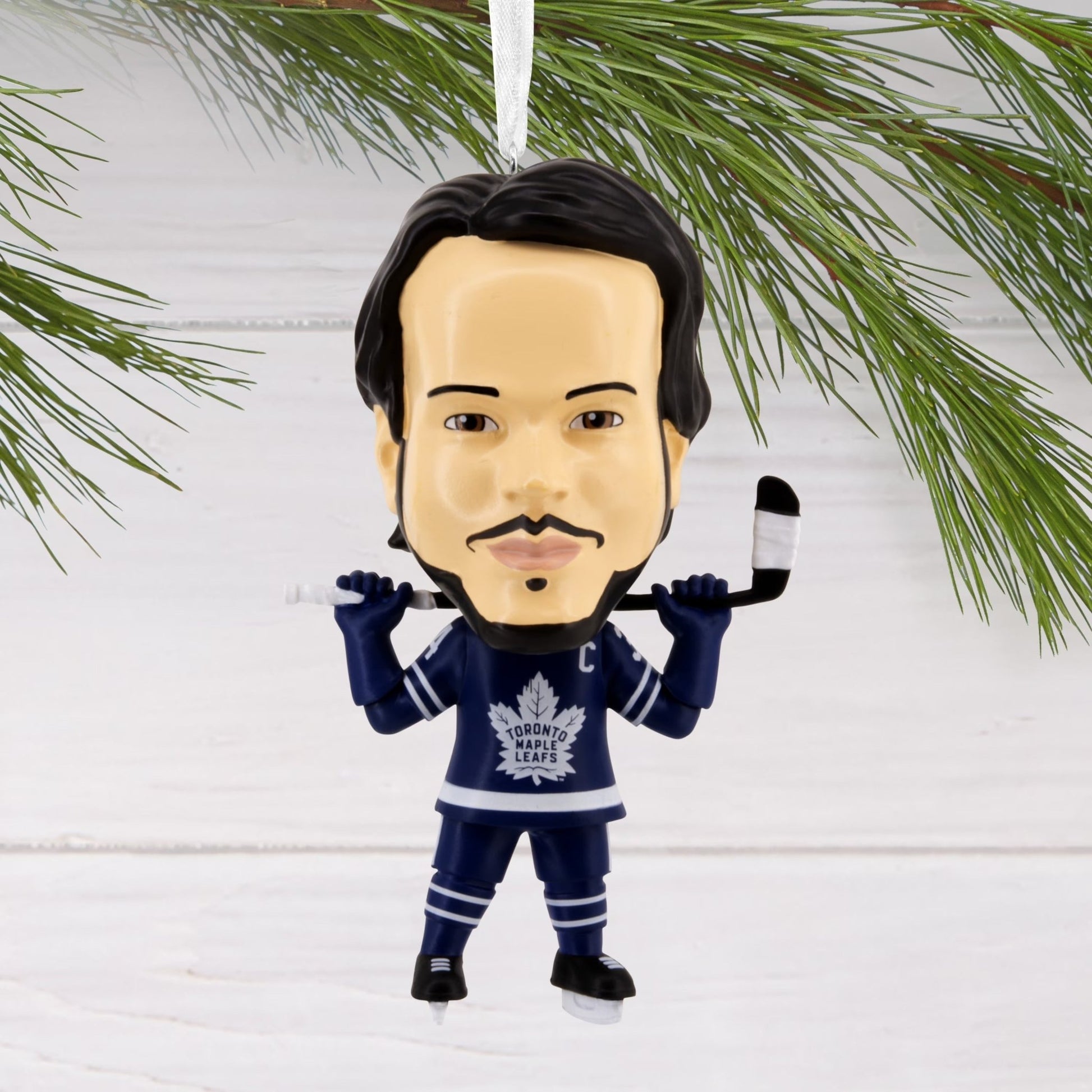 Hallmark NHL Toronto Maple Leafs Auston Matthews Bouncing Buddy Ornament