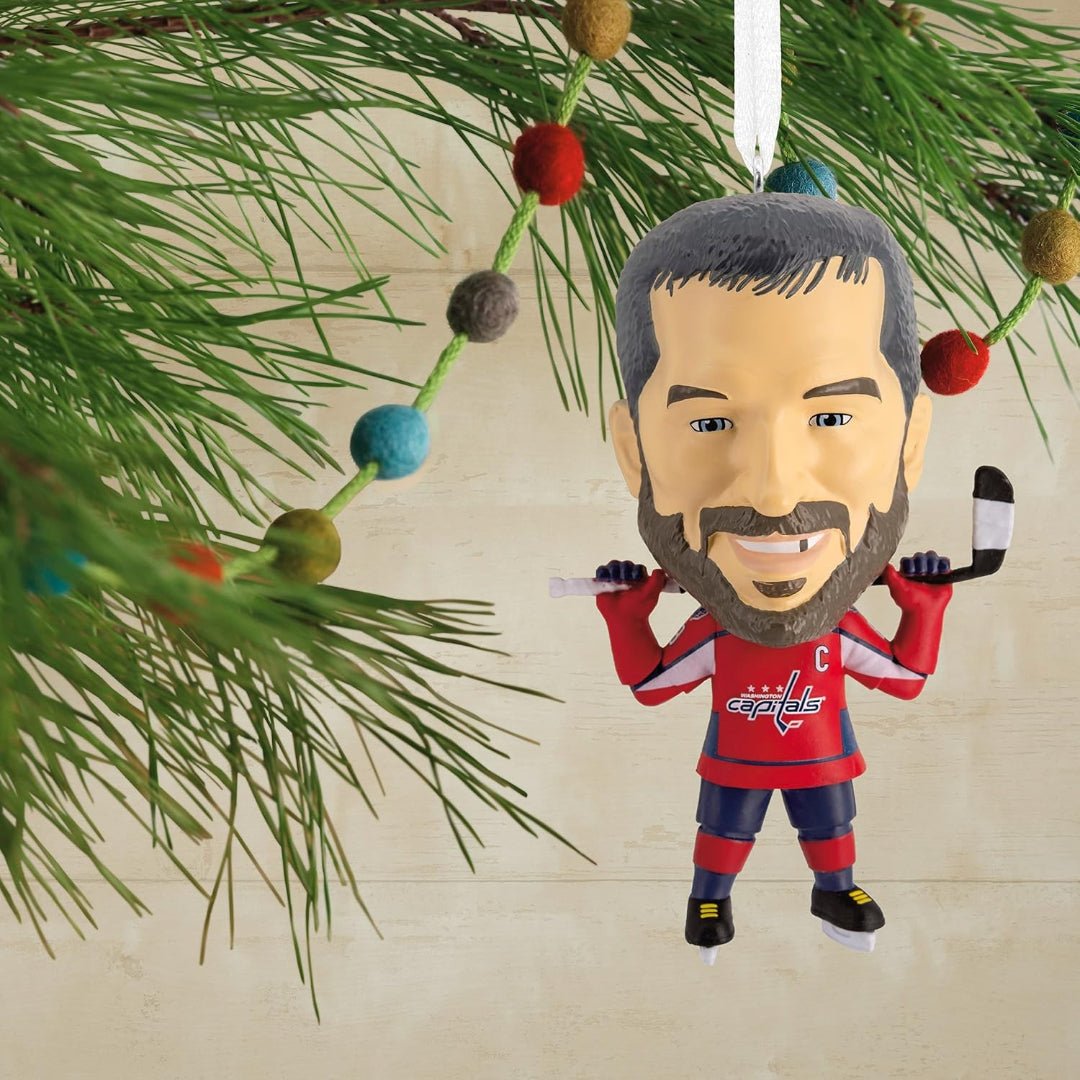 Hallmark NHL Washington Capitals Alex Ovechkin Bouncing Buddy Christmas Ornament