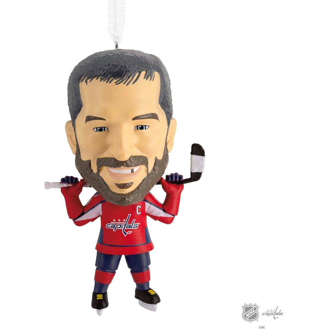 Hallmark NHL Washington Capitals Alex Ovechkin Bouncing Buddy Christmas Ornament