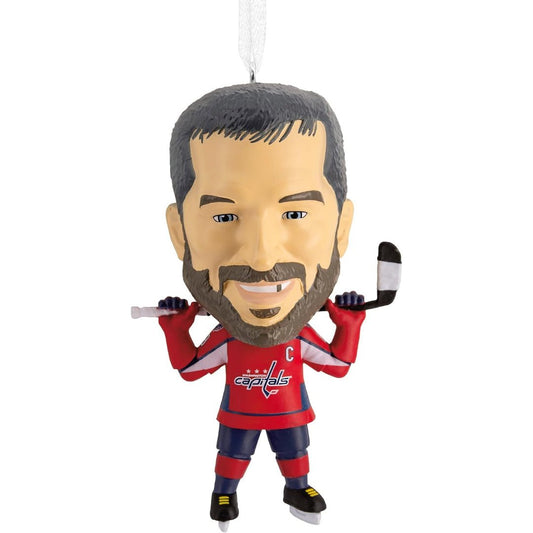 Hallmark NHL Washington Capitals Alex Ovechkin Bouncing Buddy Christmas Ornament