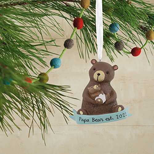 Hallmark Papa Bear New Dad 2022 Christmas Ornament