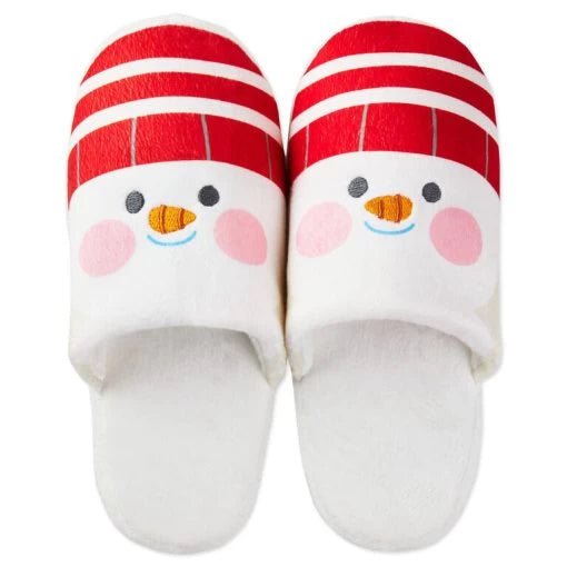 Hallmark Snowman Musical Slippers, Large/X - Large