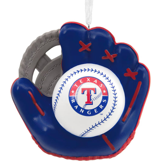 MLB Texas Rangers Baseball Glove Ornament