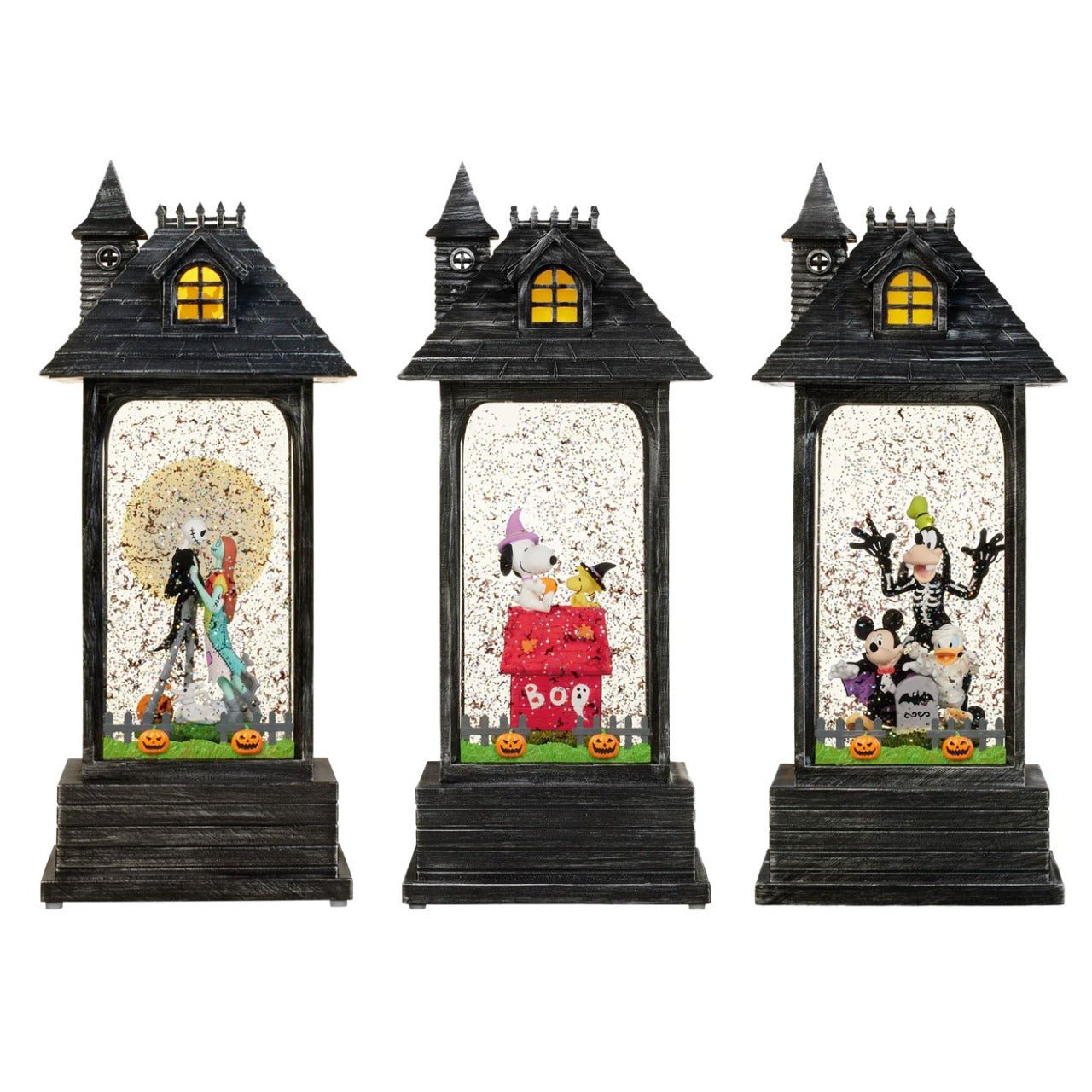 Halloween Swirling Glitter Lantern with Lights & Music