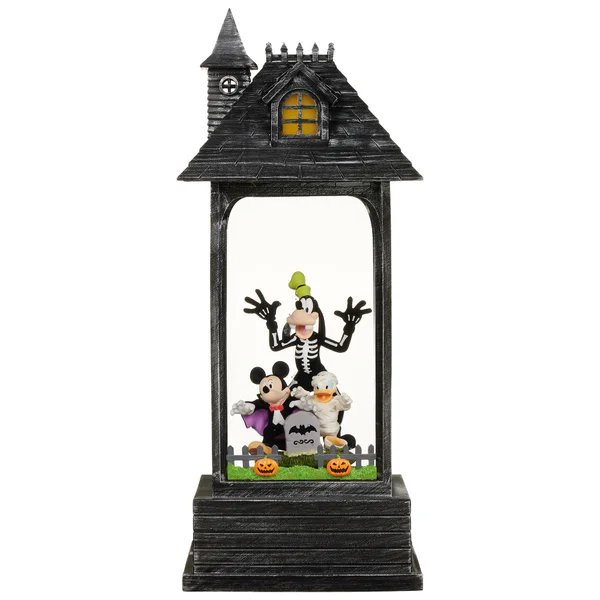 Halloween Swirling Glitter Lantern with Lights & Music