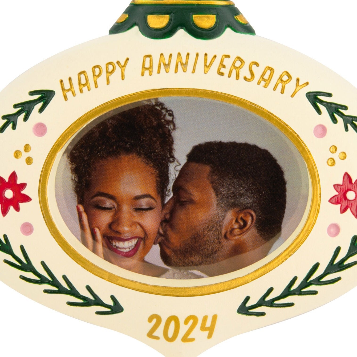 Happy Anniversary 2024 Photo Frame Hallmark Ornament