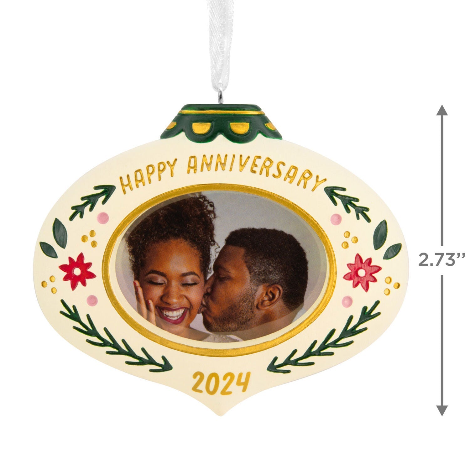 Happy Anniversary 2024 Photo Frame Hallmark Ornament