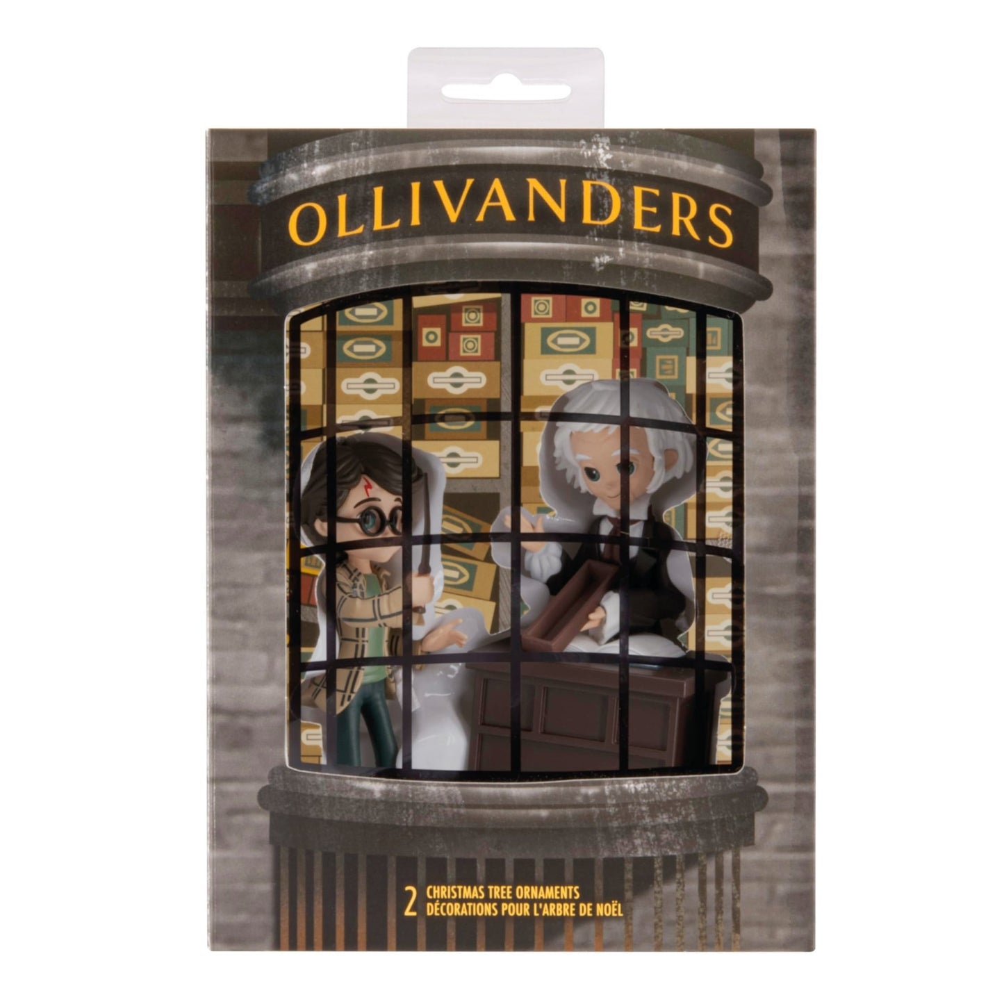 Harry Potter and Ollivander Hallmark Ornaments, Set of 2