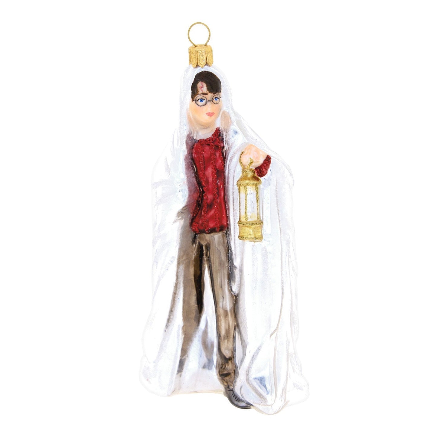 Harry Potter Using the Invisibility Cloak Glass, 2023 Keepsake Ornament