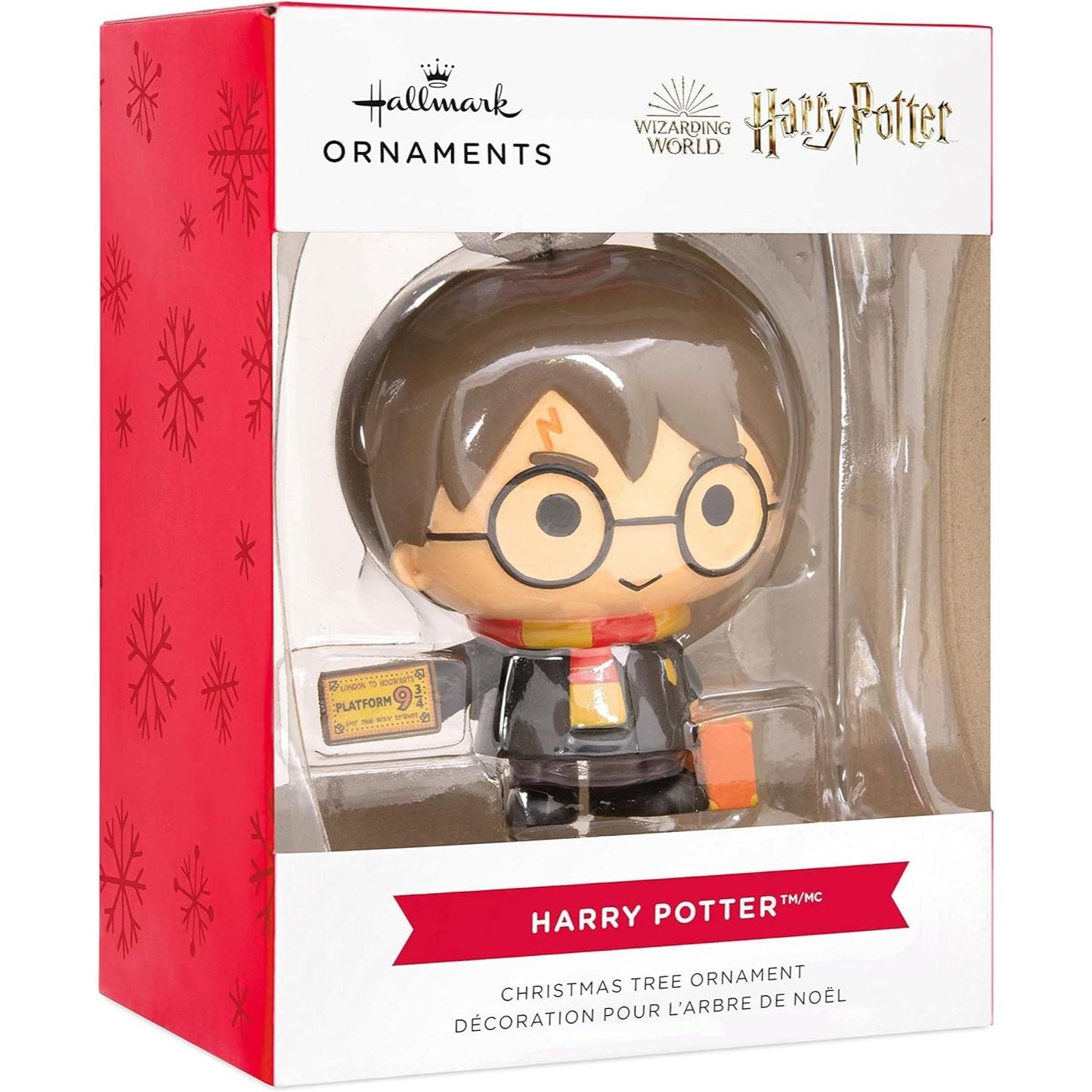 Harry Potter With Train Ticket Hallmark Ornament