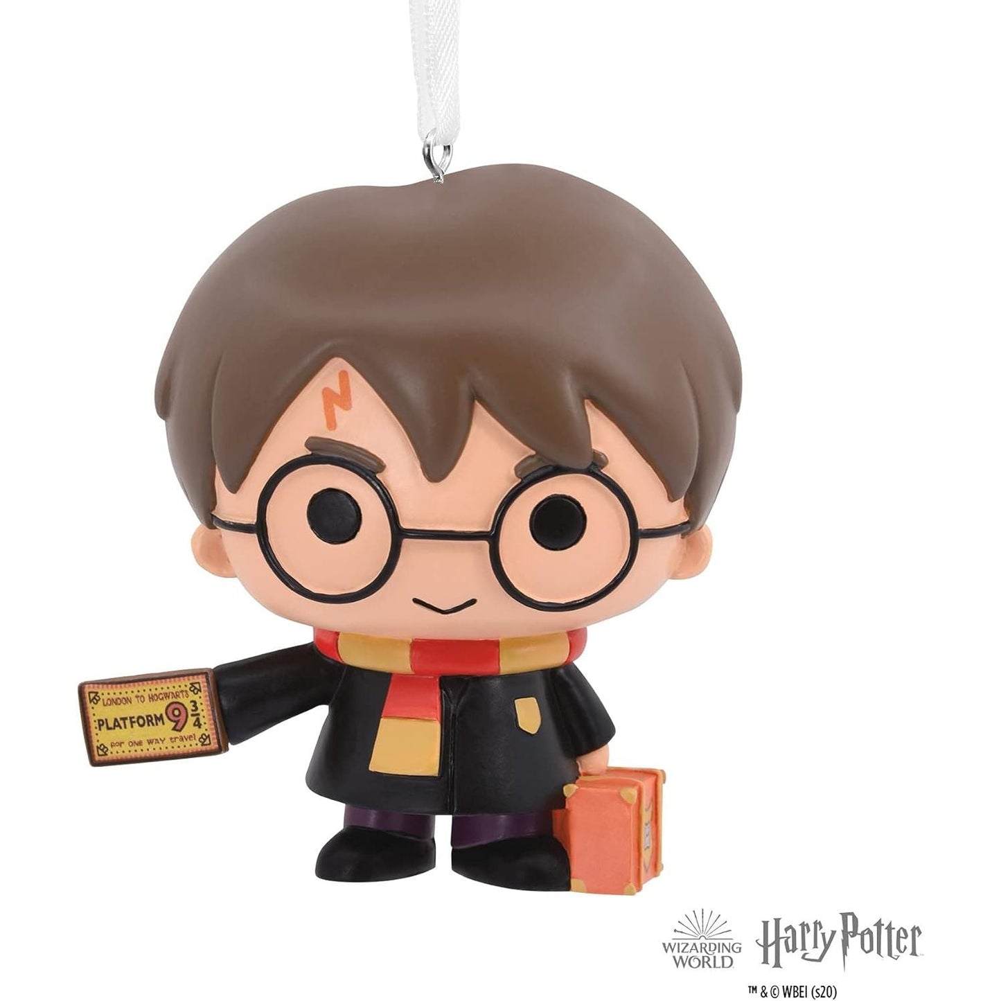 Harry Potter With Train Ticket Hallmark Ornament