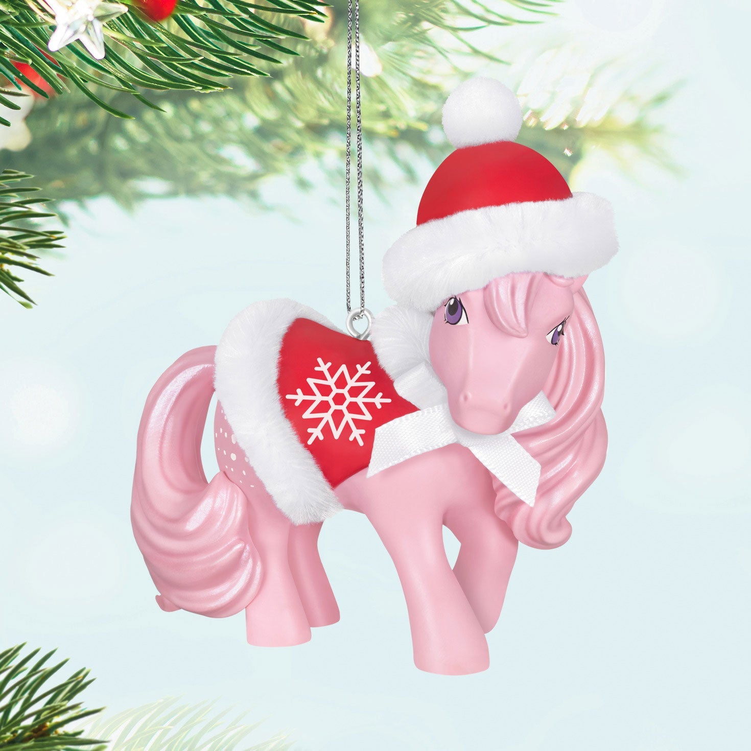 Hasbro My Little Pony Winter Chic Cotton Candy 2024 Keepsake Ornament