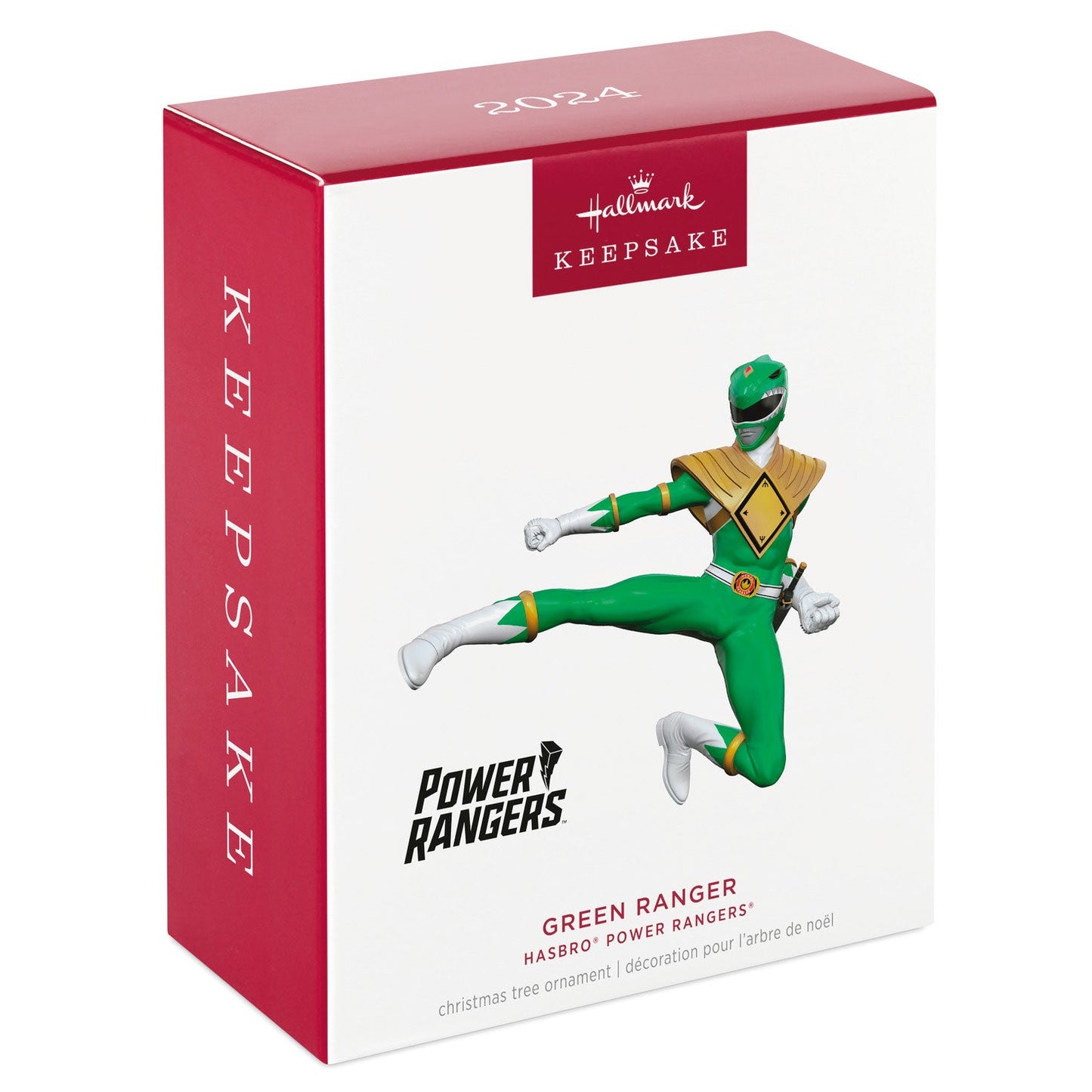 Hasbro Power Rangers Green Ranger 2024 Keepsake Ornament