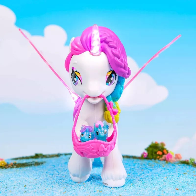 Hatchimals CollEGGtibles, Hatchicorn Unicorn Toy with Flapping Wings