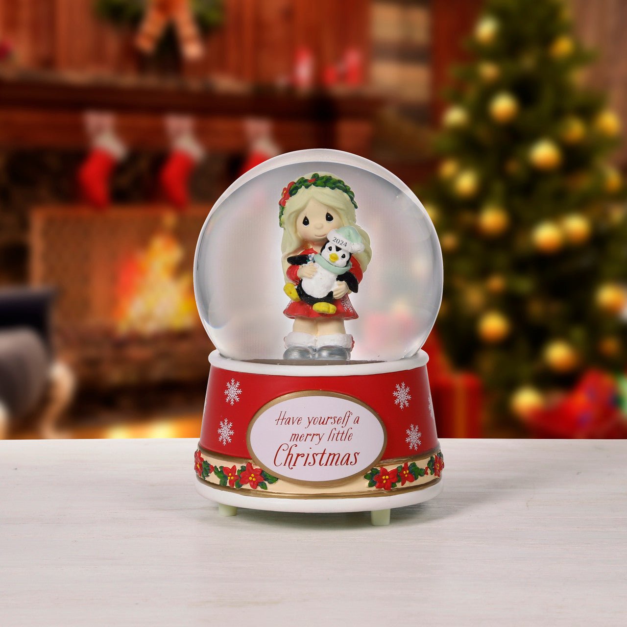 Have Yourself A Merry Little Christmas 2024 Dated Musical Snow Globe