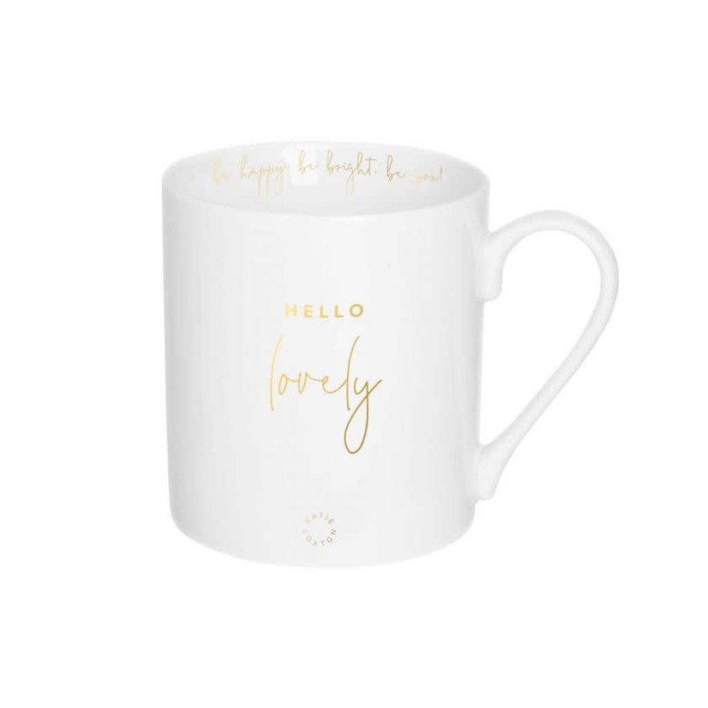 'Hello lovely!' Porcelain Mug