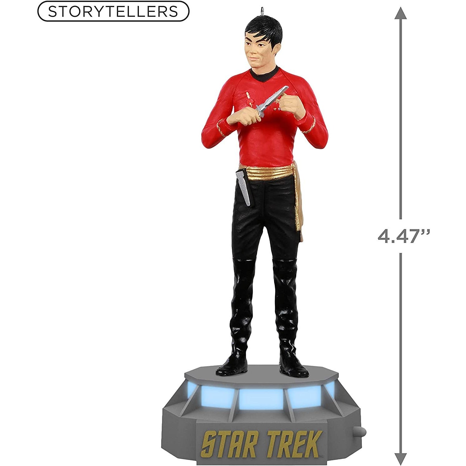 Hikaru Sulu, Star Trek Storytellers Collection Ornament, 2020 Hallmark Keepsake Light and Sound