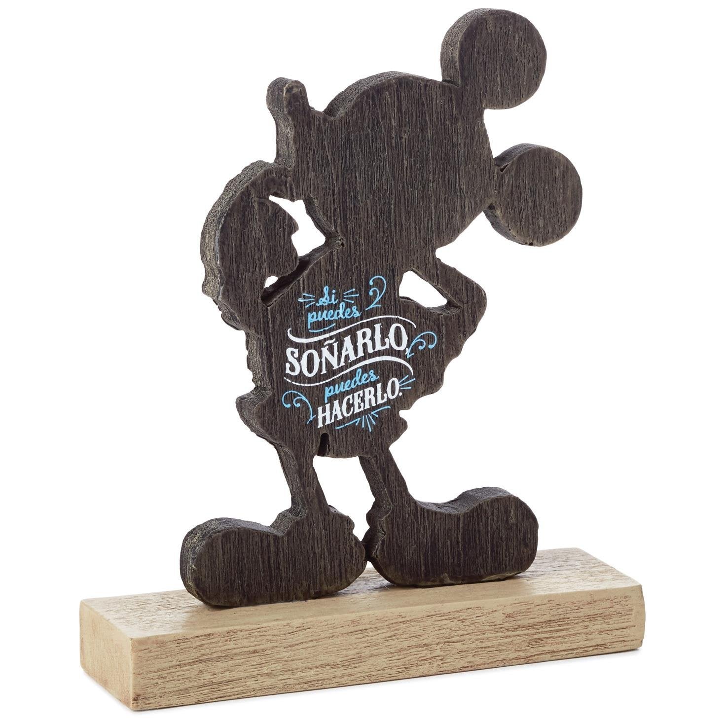 HMK Hallmark Mickey Mouse Dream It Spanish-Language Quote Sign