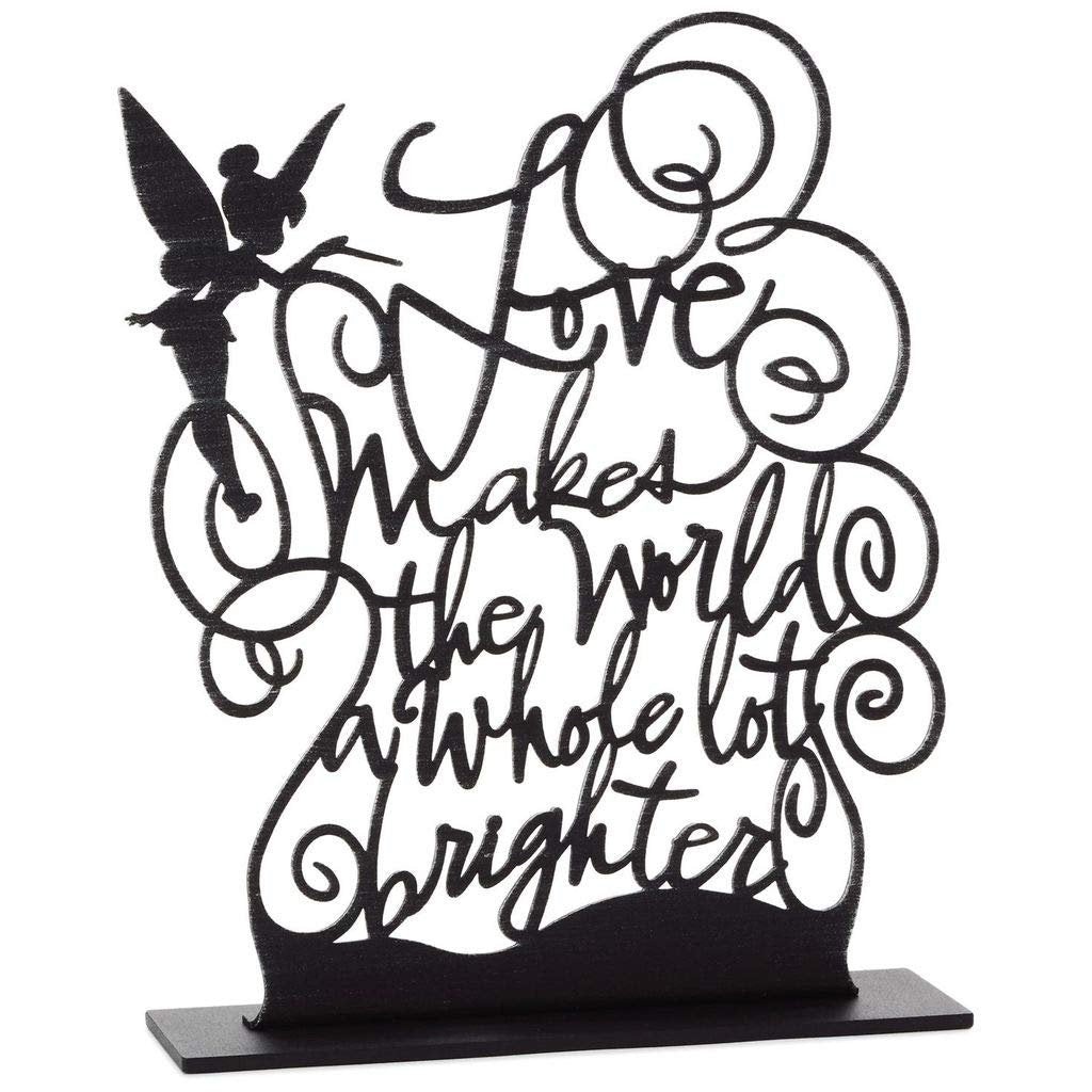 HMK Tinker Bell Brighter World Metal Quote Figurine