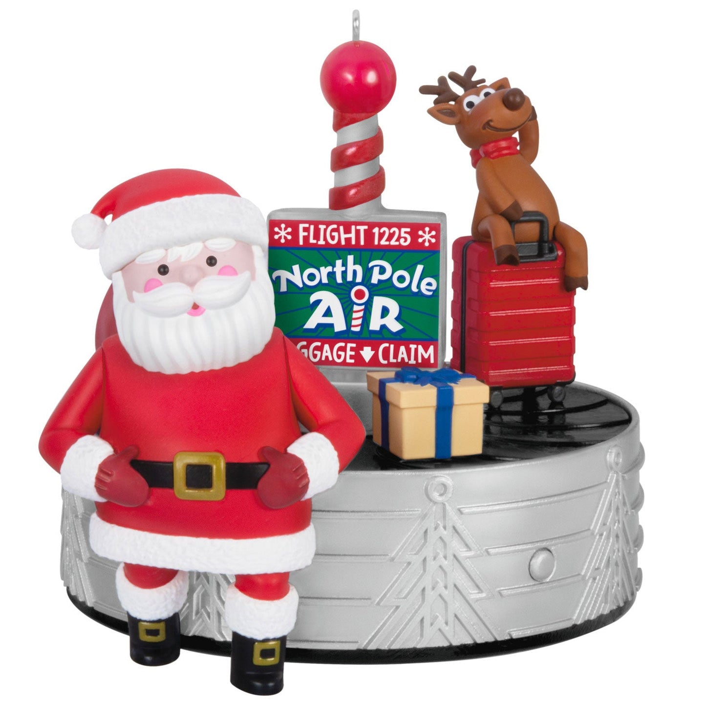 Ho - Ho - Holiday Travel 2024 Keepsake Ornament, Sound and Motion