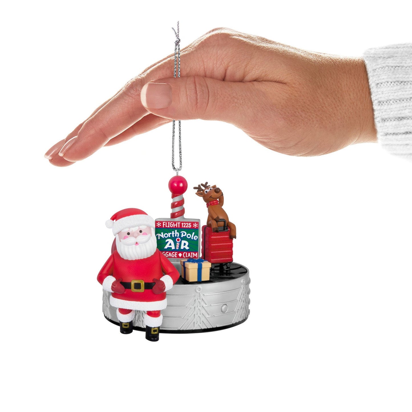 Ho - Ho - Holiday Travel 2024 Keepsake Ornament, Sound and Motion