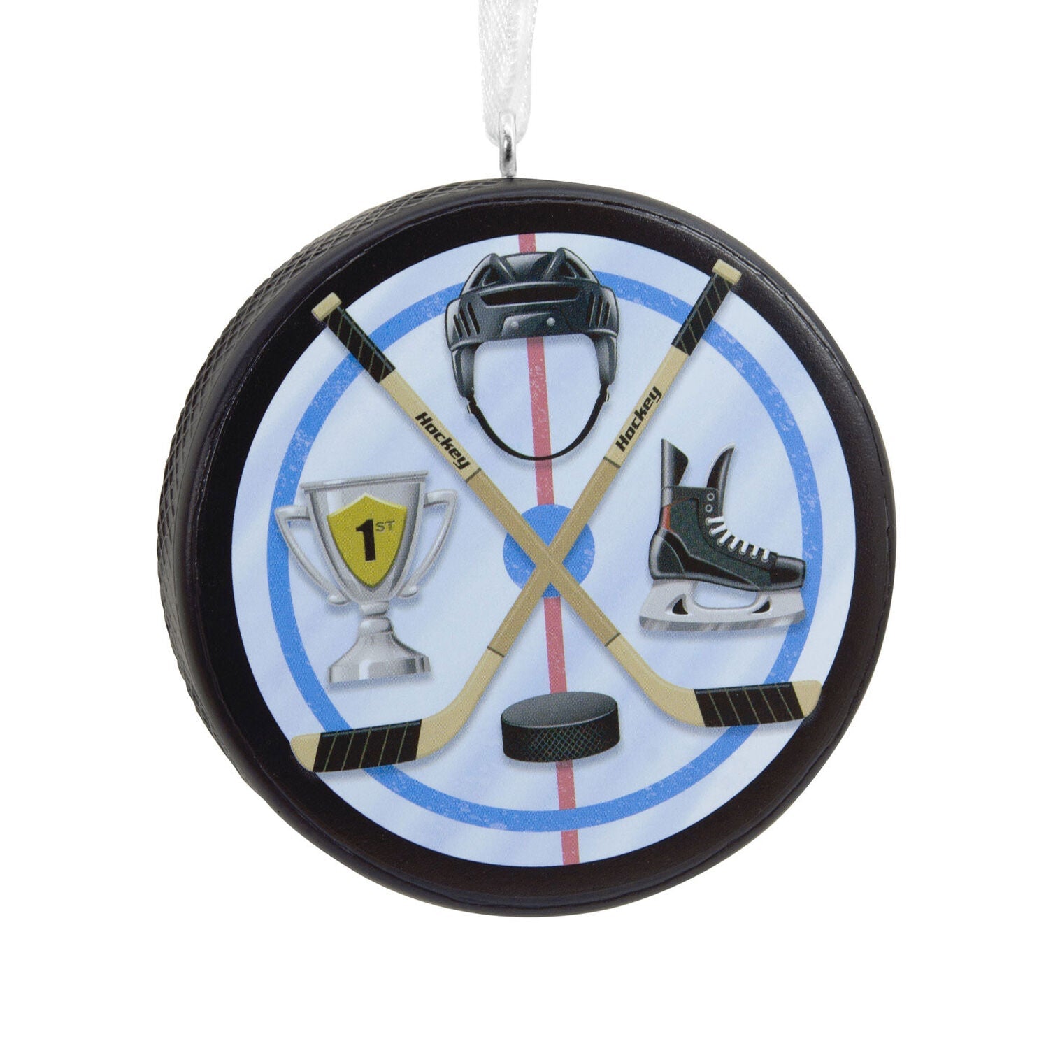 Hockey Puck Hallmark Ornament