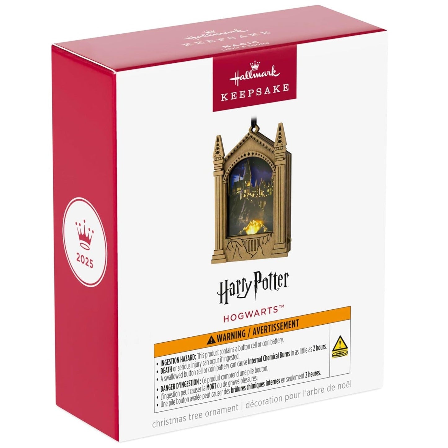 Hogwarts Harry Potter 2025 Keepsake Ornament