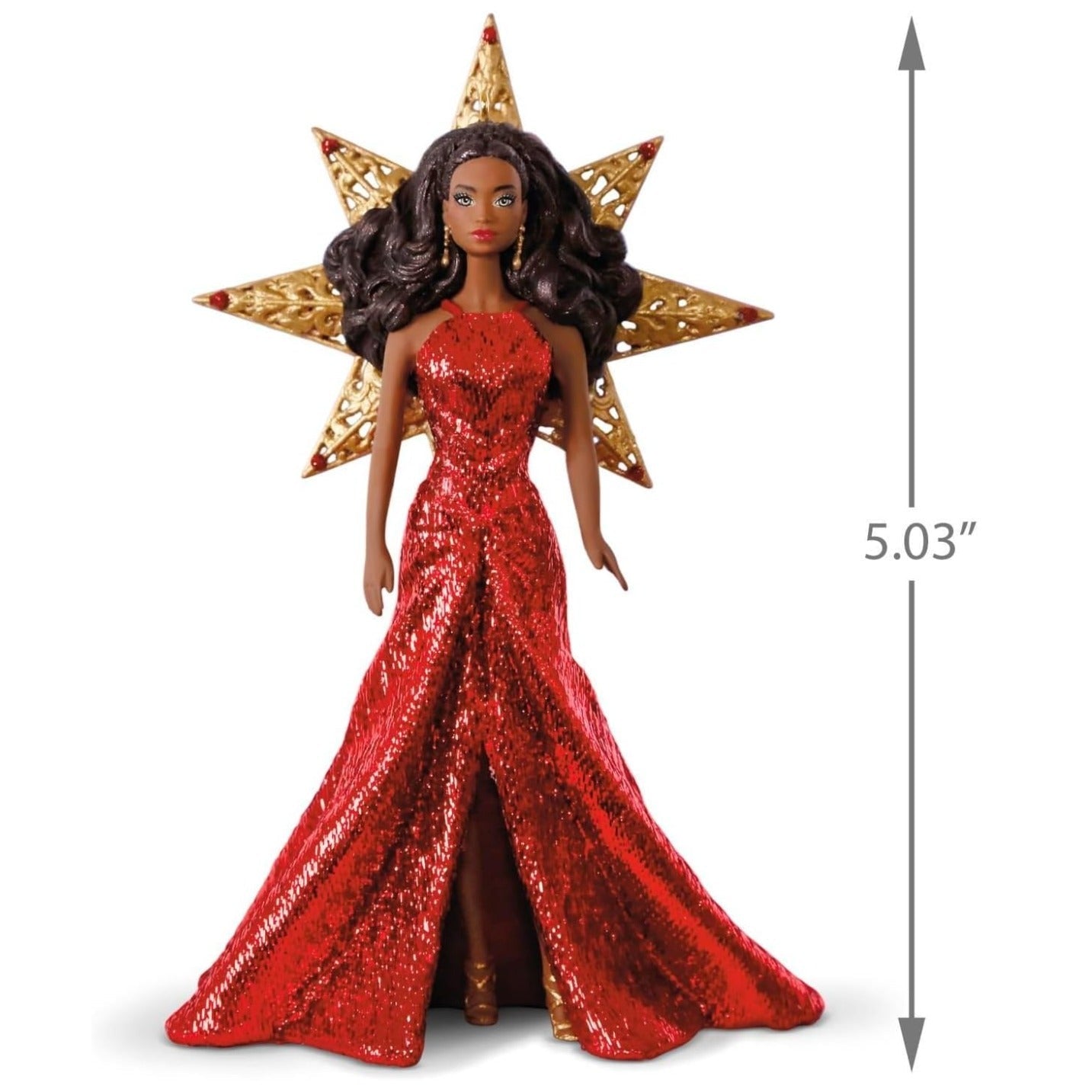 Holiday Barbie #3 African American, 2017 Keepsake Ornament