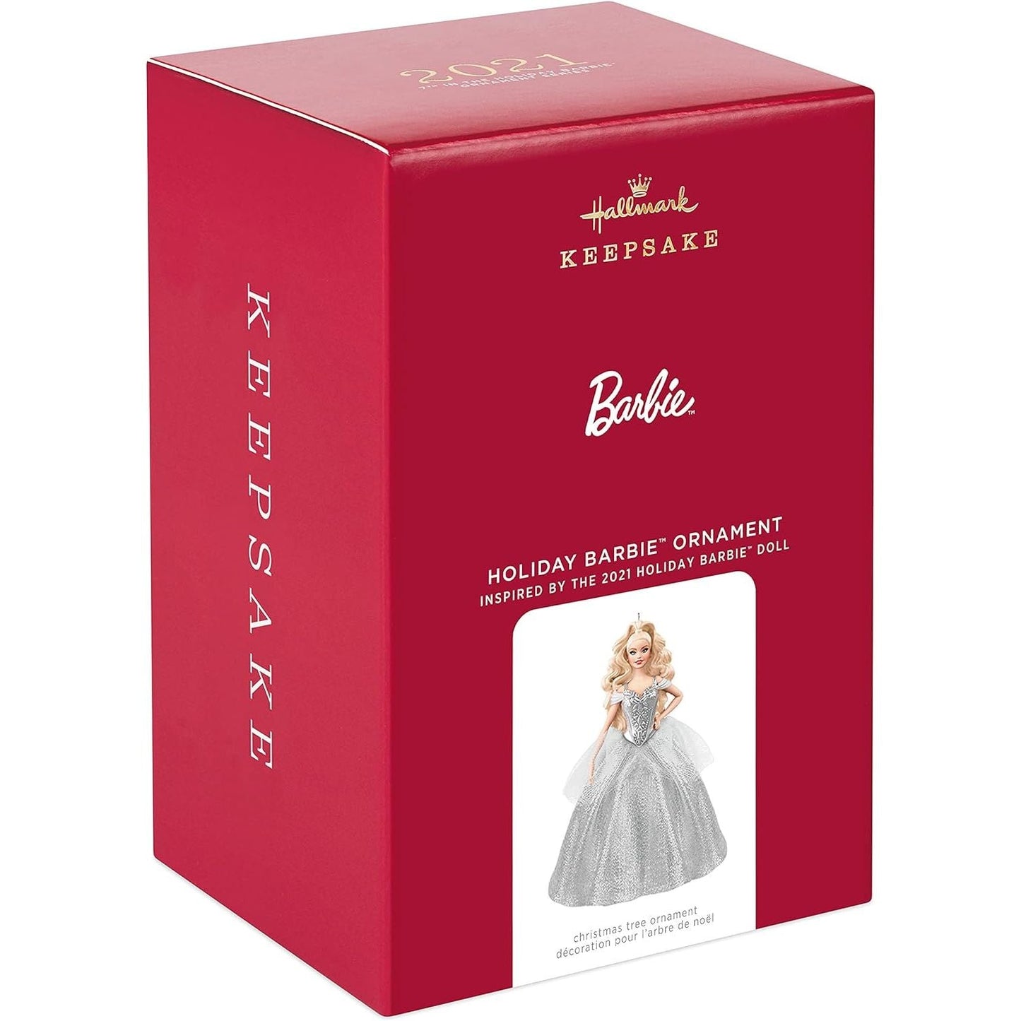 Holiday Barbie #7, 2021 Keepsake Ornament