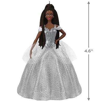 Holiday Barbie African American #7, 2021 Keepsake Ornament