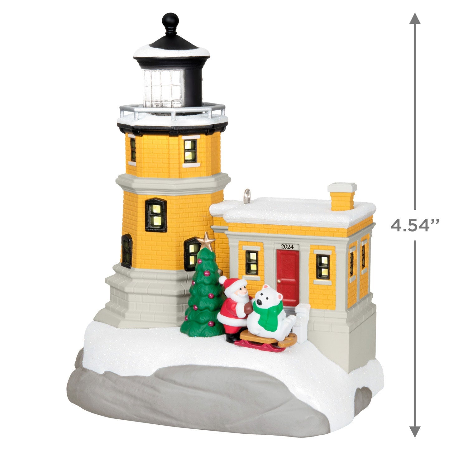 Holiday Lighthouse #13 2024 Keepsake Ornament