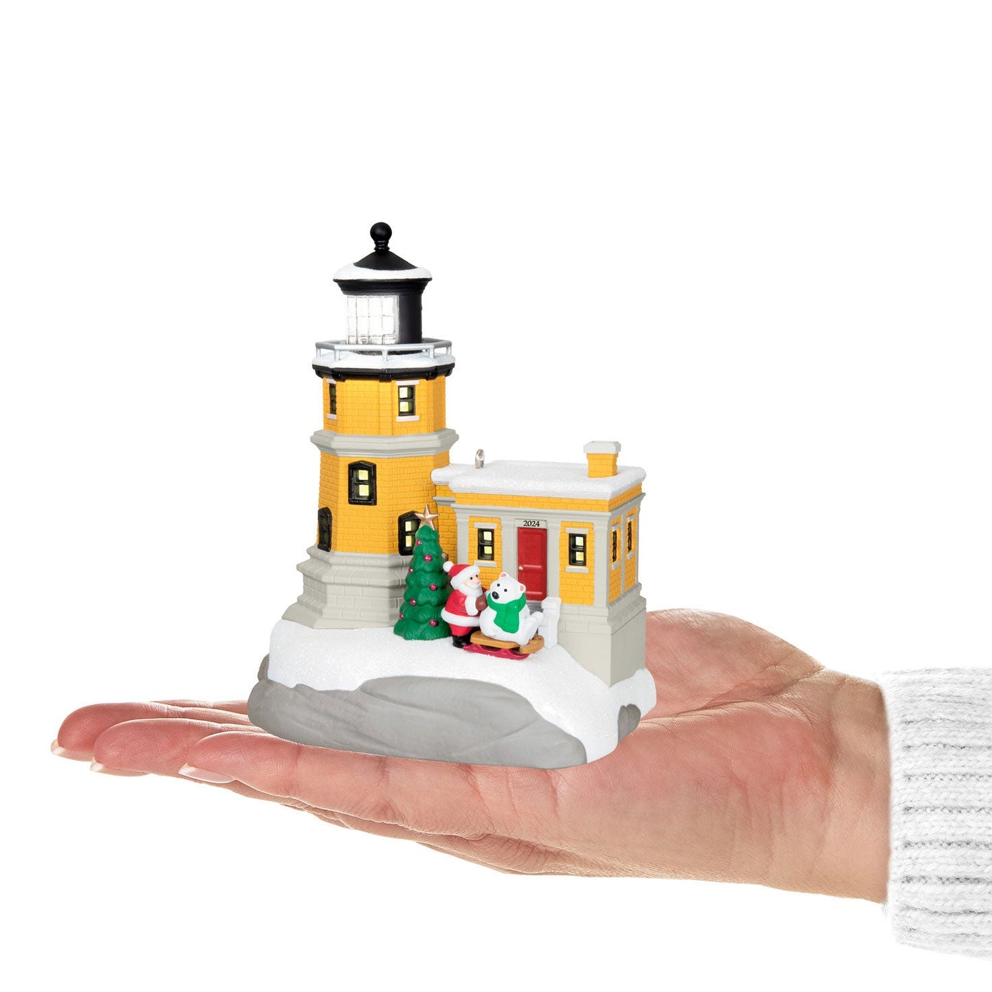 Holiday Lighthouse #13 2024 Keepsake Ornament