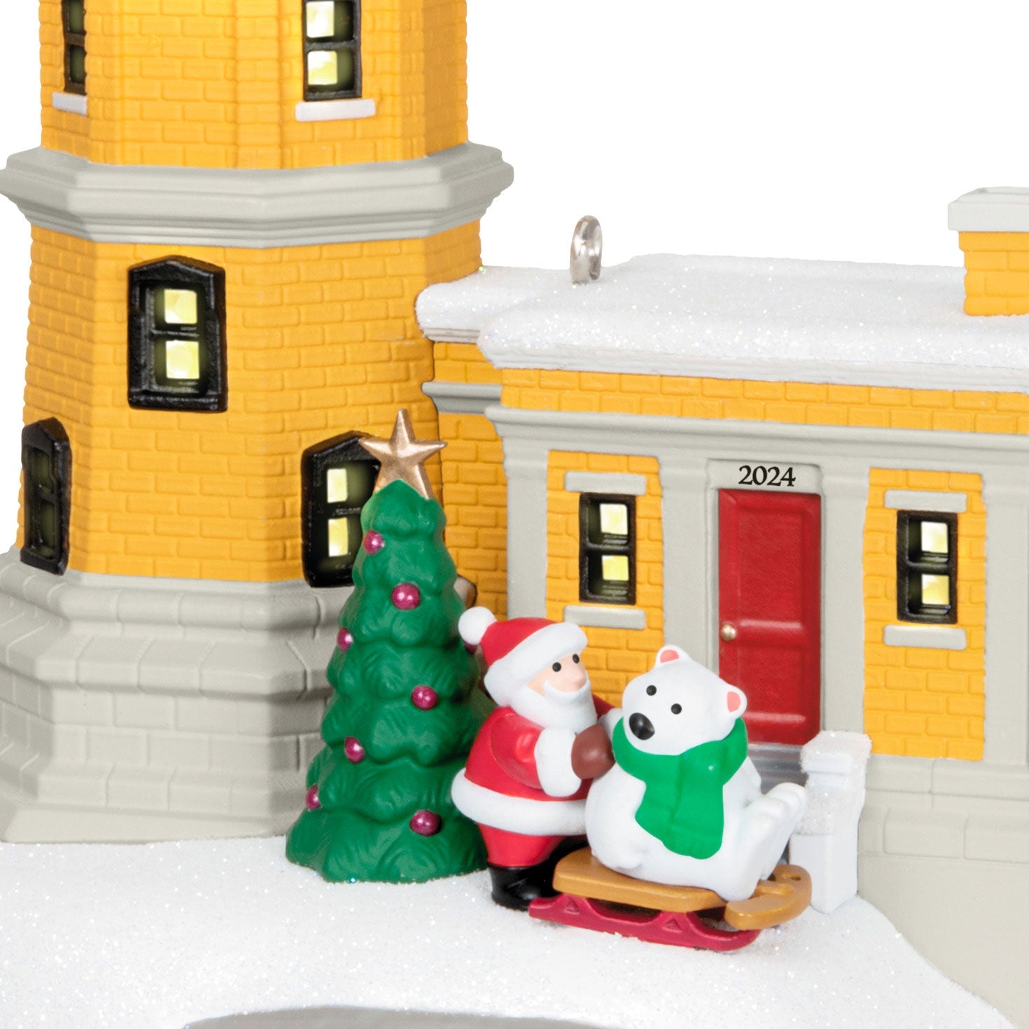 Holiday Lighthouse #13 2024 Keepsake Ornament