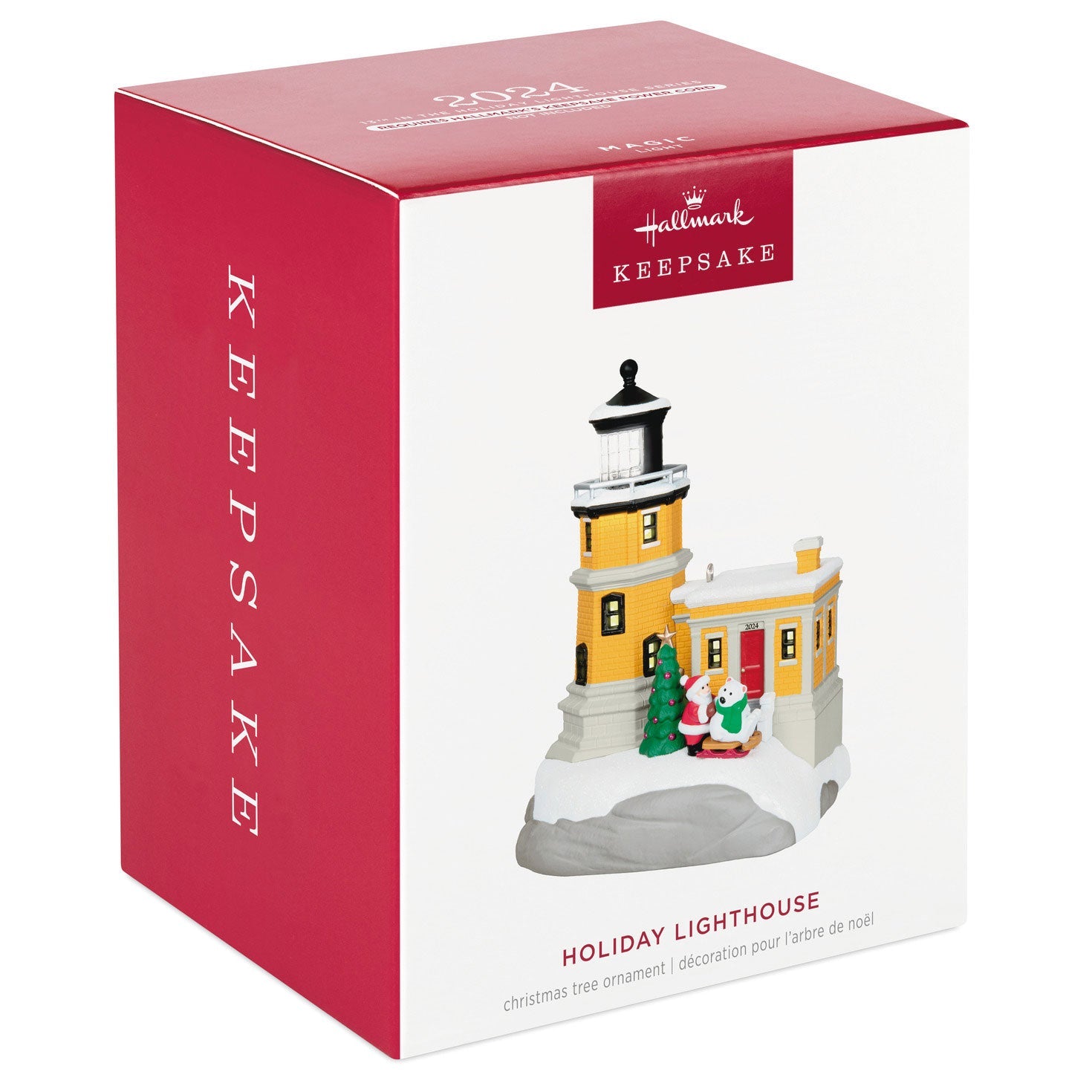 Holiday Lighthouse #13 2024 Keepsake Ornament