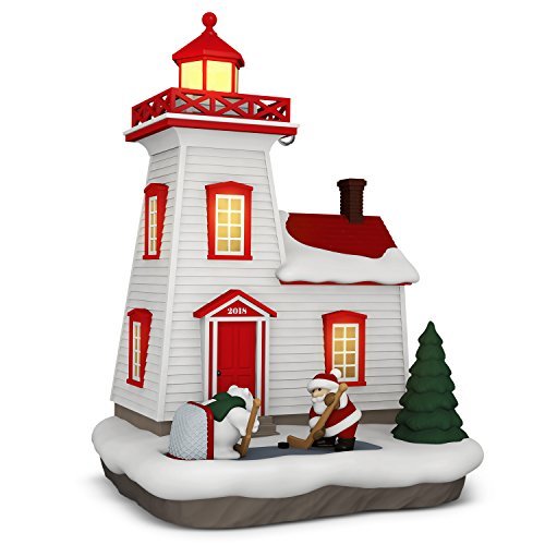 Holiday Lighthouse, 7th in Series, 2018 Keepsake Ornament