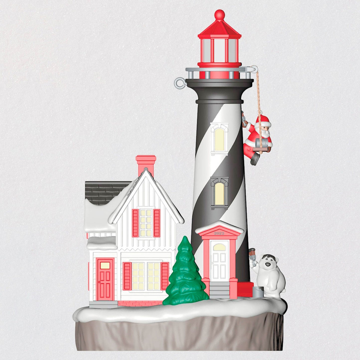 Holiday Lighthouse Special Edition Musical Ornament With Light, 2022 Hallmark Keepsake