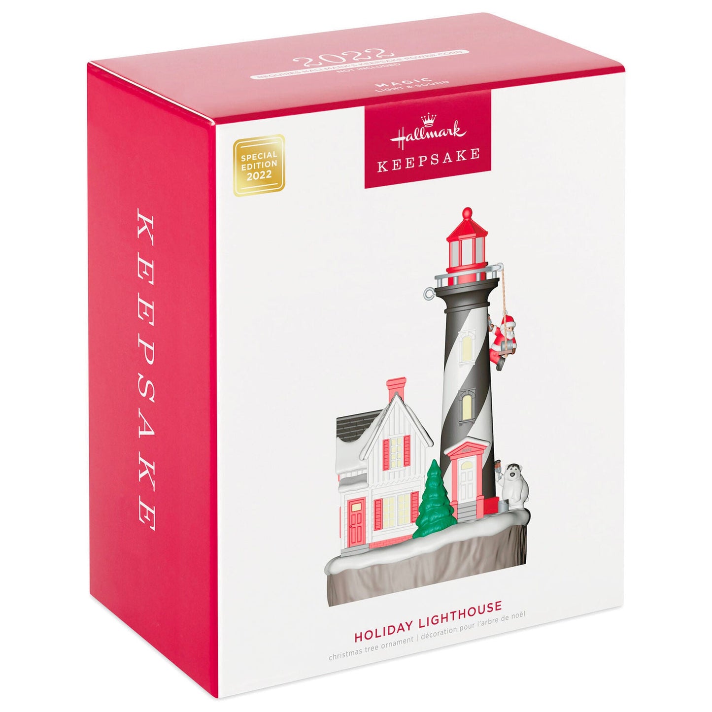 Holiday Lighthouse Special Edition Musical Ornament With Light, 2022 Hallmark Keepsake