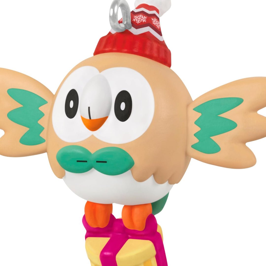 Holiday Rowlet Pokémon 2025 Miniature Keepsake Ornament