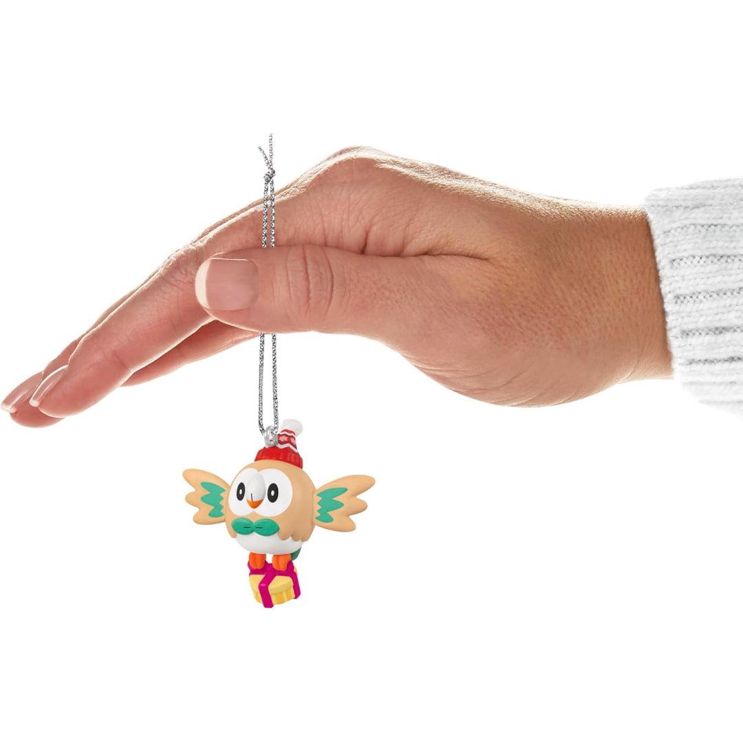 Holiday Rowlet Pokémon 2025 Miniature Keepsake Ornament