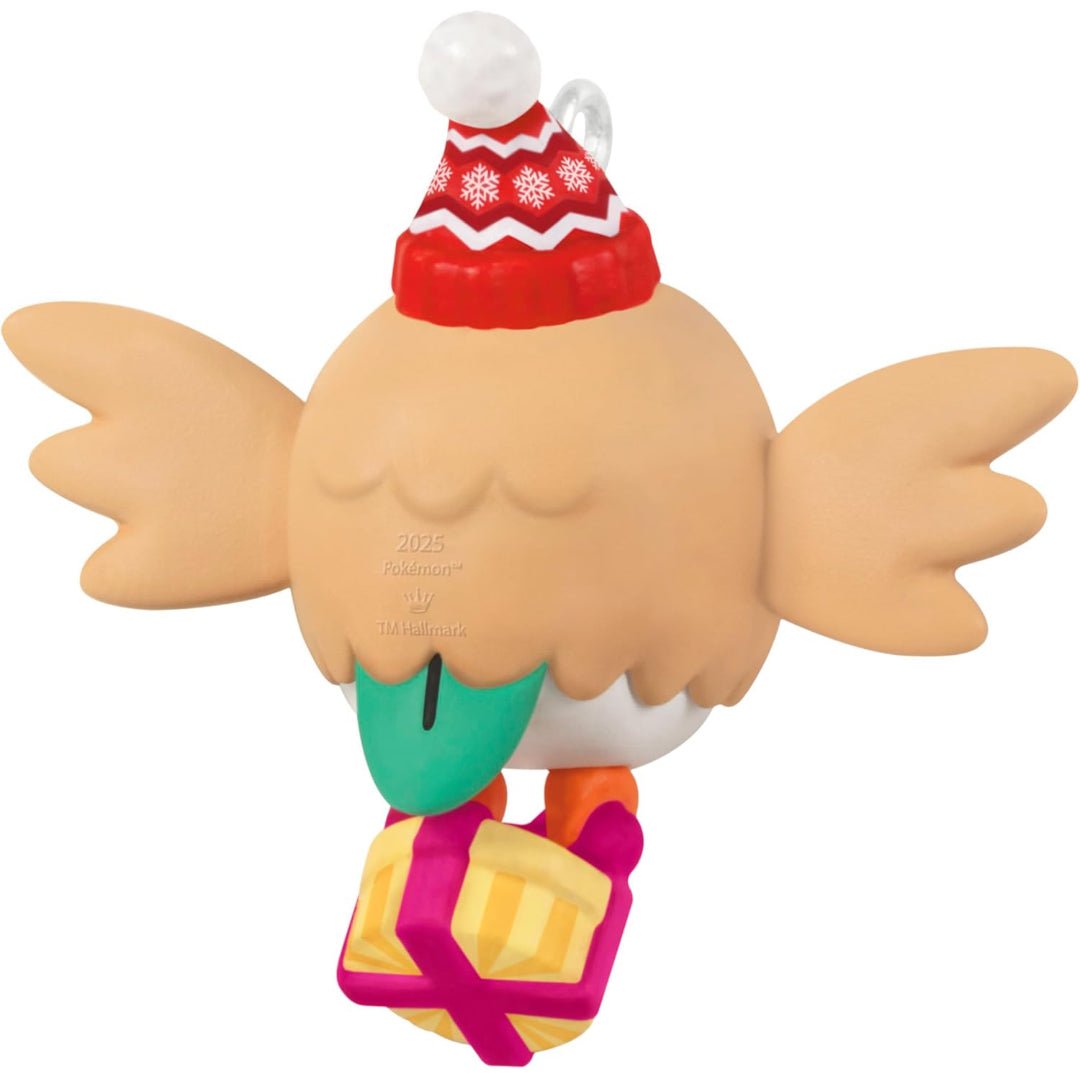 Holiday Rowlet Pokémon 2025 Miniature Keepsake Ornament