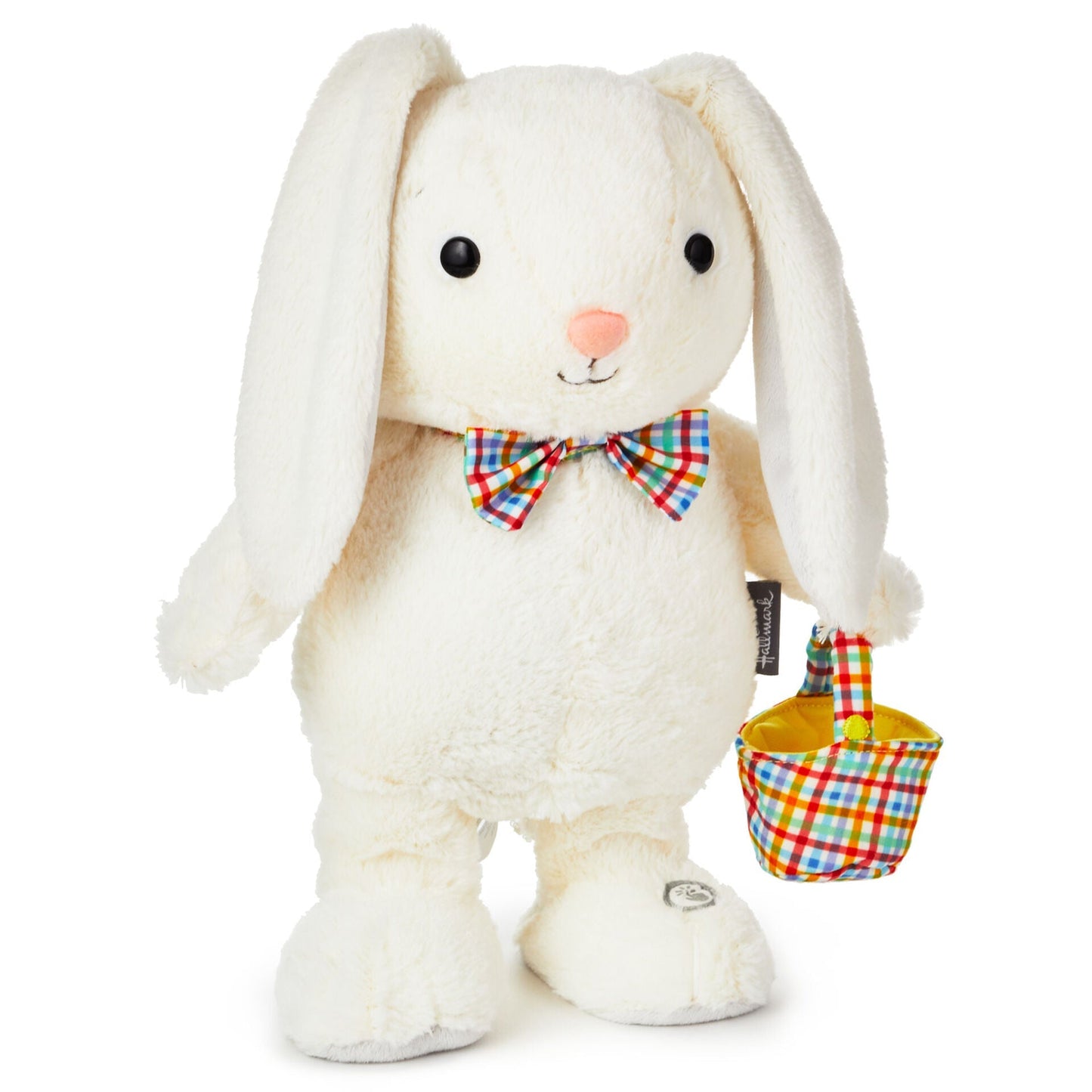 Hoppy Easter Bunny Singing Stuffed Animal With Motion, 11.5"H