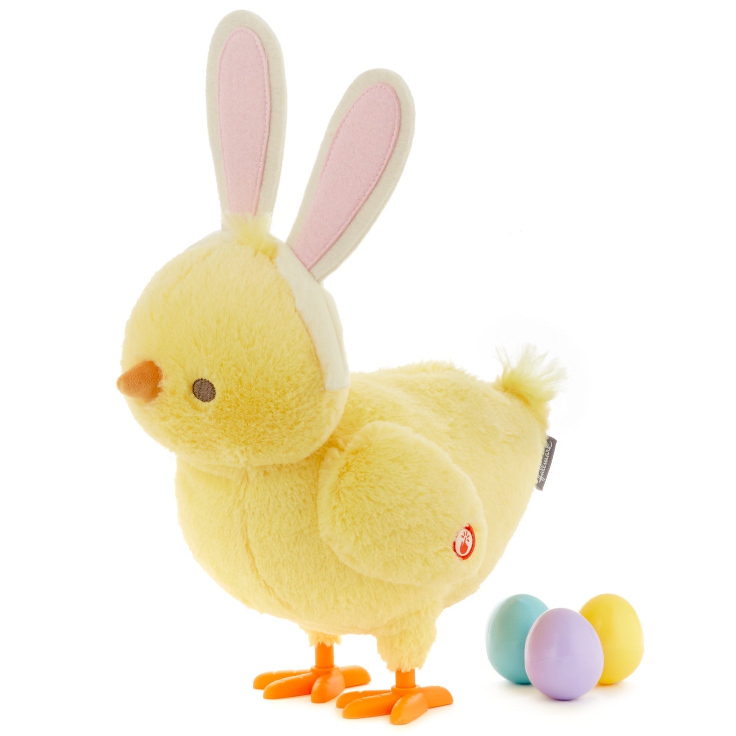 Hoppy Egg Laying Chick Singing Stuffed Animal With Motion 13"H