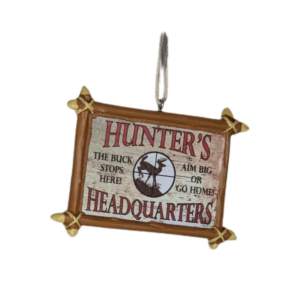 Hunter's Headquarters Tree Trimmer Ornament